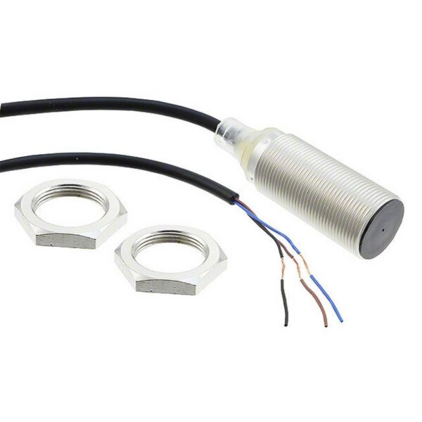 E2B-M18KS08-WP-B2 2M SENSOR INDUTIVO, LONGO ALCANCE, DC 3 FIOS,