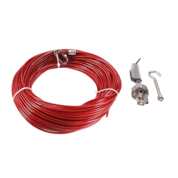 RK50 KIT CABOS P BOTAO EMERG CORDA,50M EM ACO INOX