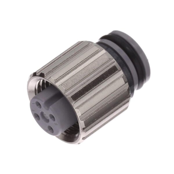 XS2C-D4C2 CONECTOR M12 90º (ANGULADO) FEMEA 4 VIAS P/ CABOS CONEXAO POR CRIMPAGEM