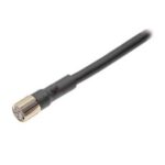 XS3F-M8PUR4S5M CONECTOR FEMEA, M8, RETO, 4 PINOS, 4 VIAS, COM CA